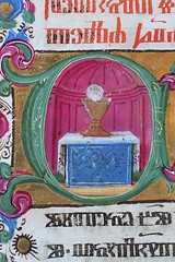 Image showing Illustration in an old bible book