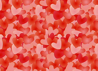 Image showing hearts background