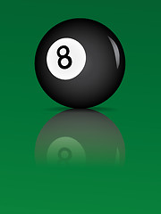 Image showing billiard ball