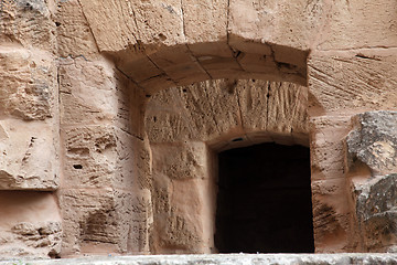 Image showing The amphitheater in El-Jem, Tunisia