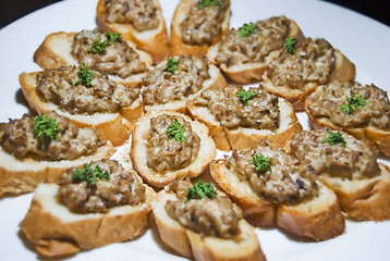 Image showing Canapes