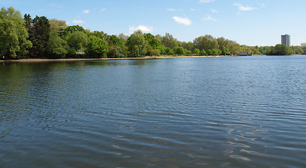 Image showing Serpentine lake, London