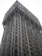 Image showing Torre Velasca brutalist architecture Milan