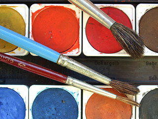 Image showing Painting tools