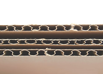 Image showing Corrugated cardboard