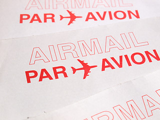 Image showing Airmail picture