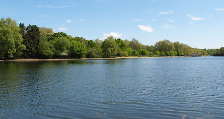 Image showing Serpentine lake, London