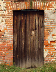 Image showing Old door