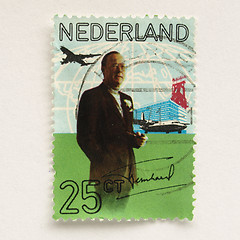 Image showing Netherlands stamp