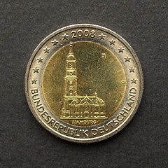 Image showing Euro coins