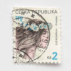 Image showing Czech stamps