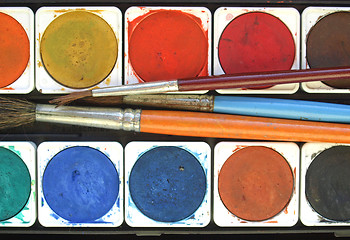 Image showing Painting tools