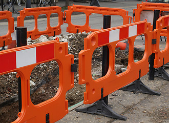 Image showing Street barrier