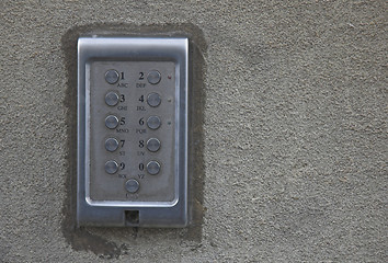 Image showing Numeric keypad