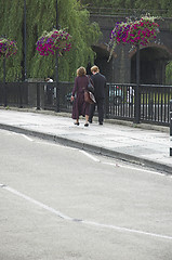 Image showing Couple walking