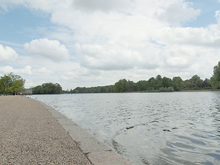 Image showing Serpentine lake, London