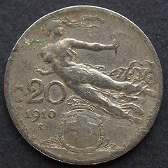 Image showing Italian coin