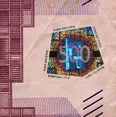 Image showing Euro note