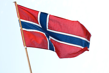 Image showing Norwegian flag