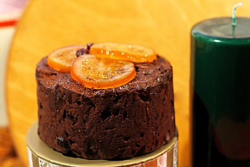 Image showing Christmas cake