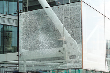 Image showing Broken glass