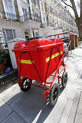 Image showing Postman cart