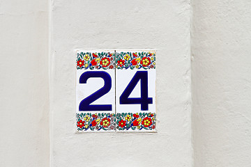 Image showing Twenty four