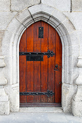 Image showing Medieval door