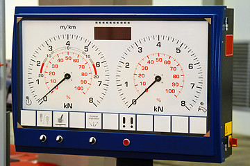 Image showing Test gauges