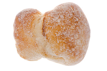 Image showing White wheat round bread 