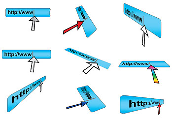 Image showing  browser adress bars 