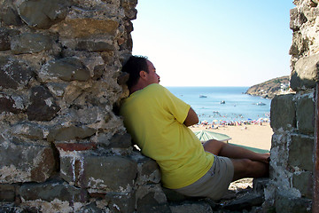 Image showing thoughtful man