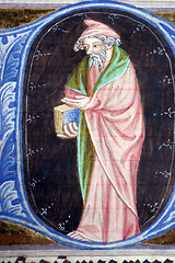 Image showing Illustration in an old bible book