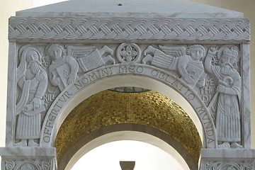 Image showing Baldachin on church altar