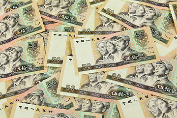 Image showing china fifty dollar banknote