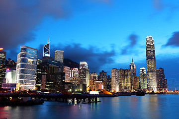 Image showing Hong Kong night view