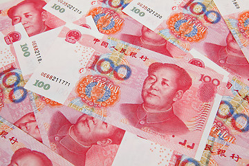 Image showing china one hundred dollar banknote