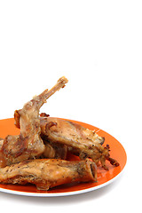 Image showing roasted rabbit meat