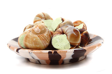 Image showing snails as gourmet food 