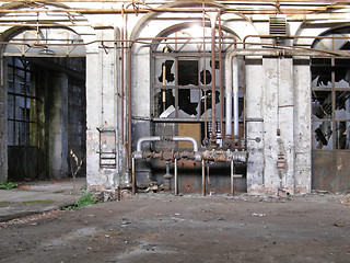 Image showing Abandoned factory