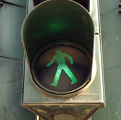 Image showing Traffic light sign