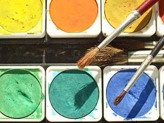 Image showing Painting tools