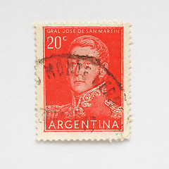 Image showing Argentine stamp