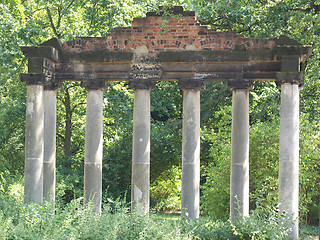 Image showing Greek temple ruins