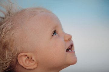 Image showing Portrait of baby, soft focus