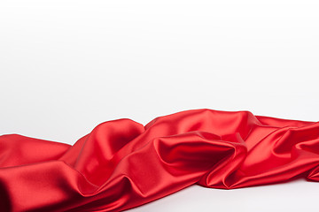 Image showing Red fabric on a white background