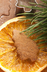 Image showing Christmas baking - gingerbreads