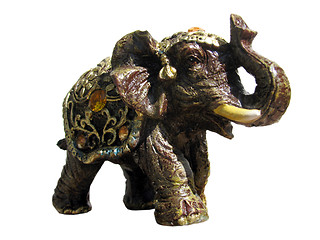 Image showing statuette of elephant