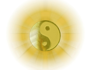 Image showing shining yin yang