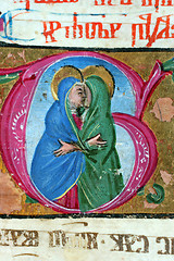 Image showing Illustration in an old bible book